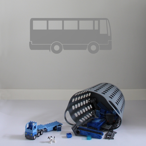 Interieurstickers Mini bus