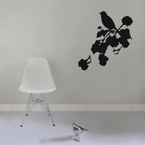 Interieurstickers Romantic bird