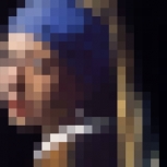 Meisje van Vermeer L detail-adbeelding 3 