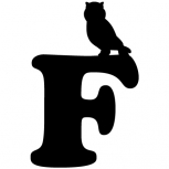 Owl on letter detail-adbeelding 4 
